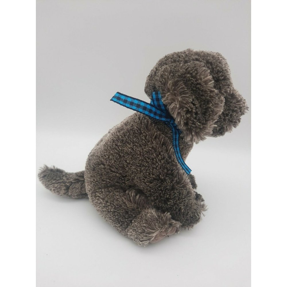 TY Beanie Babies FRISBEE 2001 Weimaraner Puppy Grey Dog 6" Blue Eyes - Picture 2 of 7